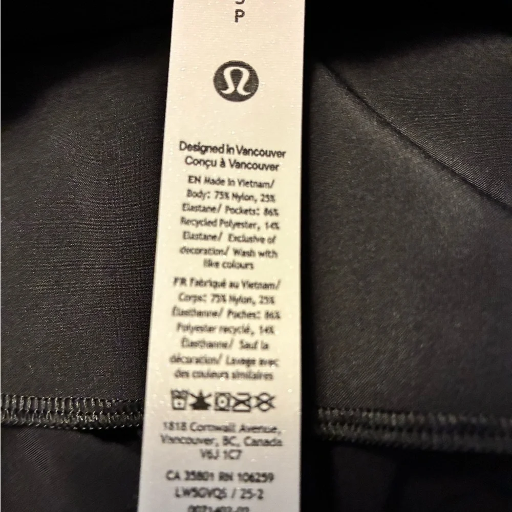 NWT Lululemon Run Crew Graphic HR Track Pant Four Way Stretch High Rise Classic - Picture 7 of 13
